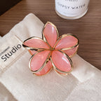 Hair clip - Golden Monoi flowers