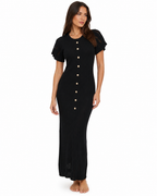Elegant Ribbed Knit Dress