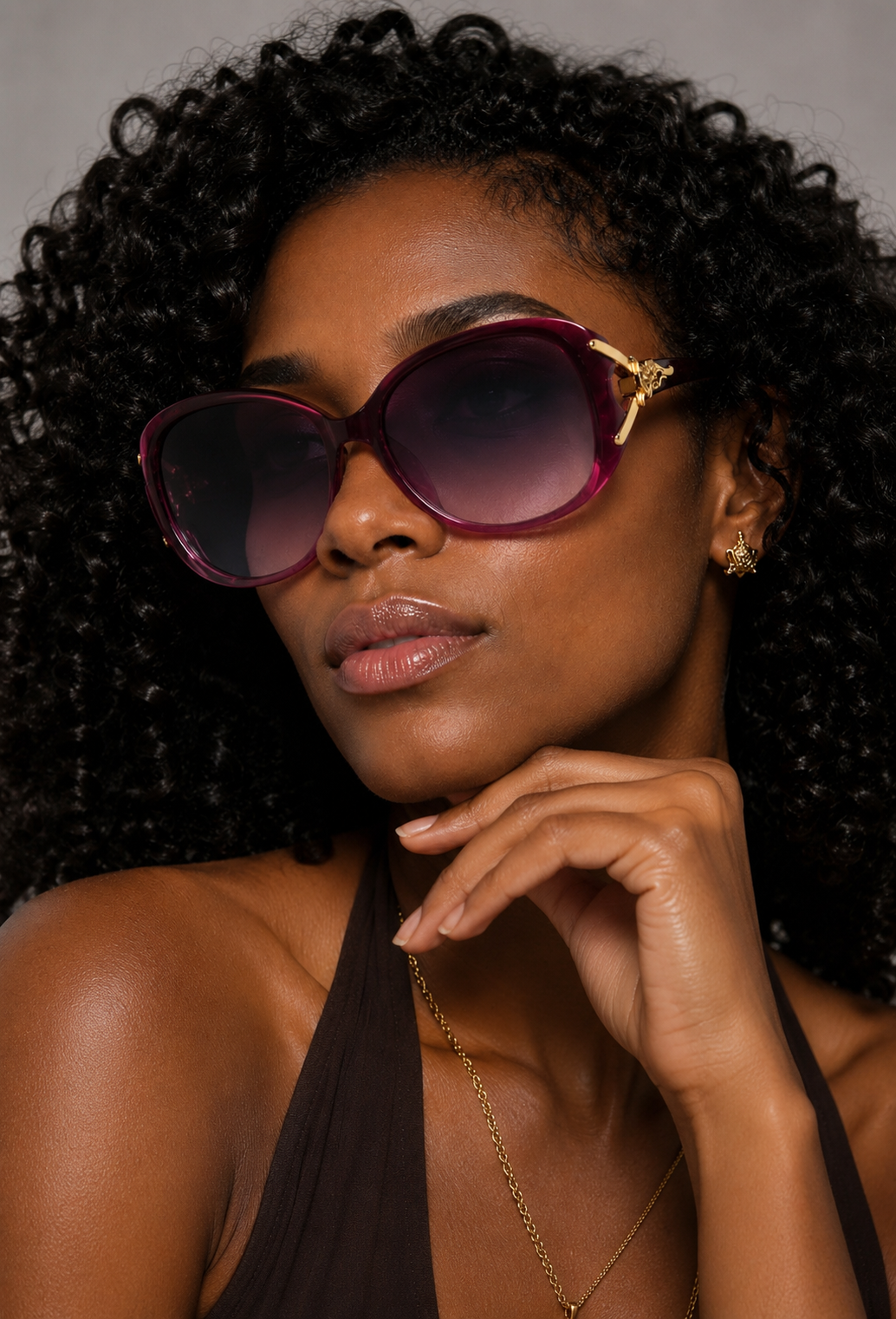 lunette de soleil rétro chic