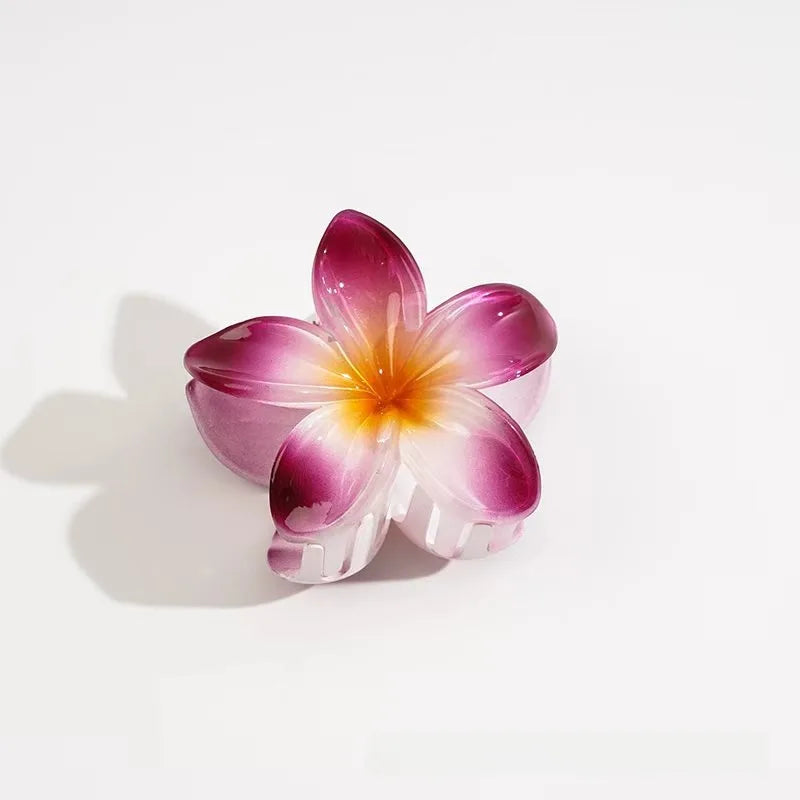 Pince à cheveux - fleurs de Monoî